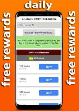 8 Pool Daily Rewards screenshot 1