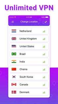 VPN -Free Unlimited High Speed VPN screenshot 2
