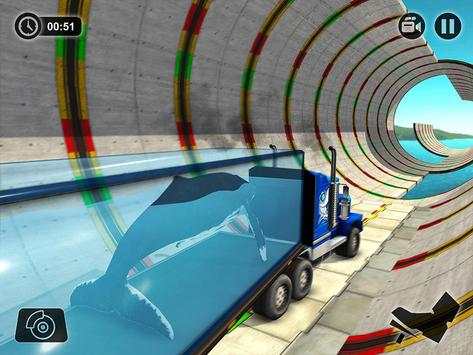 Impossible Whale Transport Truck Driving Tracks screenshot 14