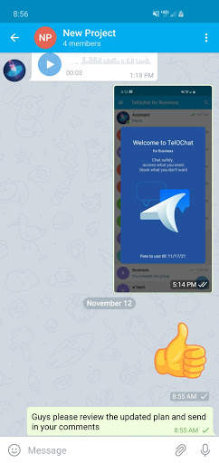 TelOChat for Business screenshot 5