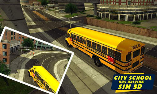 City High School Bus Driving Simulator 2018 screenshot 5