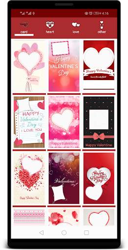 Valentine's Day Photo Frame screenshot 1