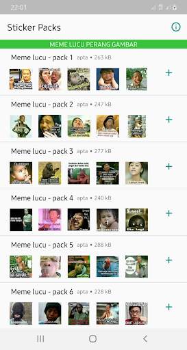 Stiker WA Gambar Meme Lucu screenshot 3