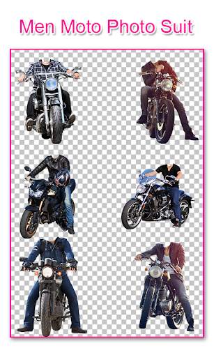 Men Moto Photo Suit screenshot 1