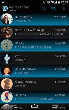 GB WhatsAap Blue Final screenshot 3