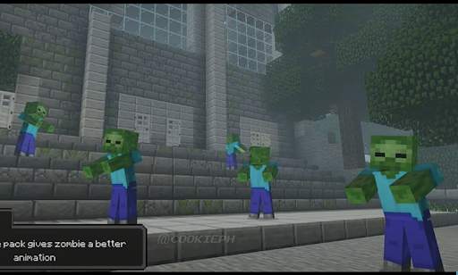 mutant zombie mod minecraft pe screenshot 5