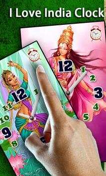 I Love India Clock & Alarm LWP screenshot 1