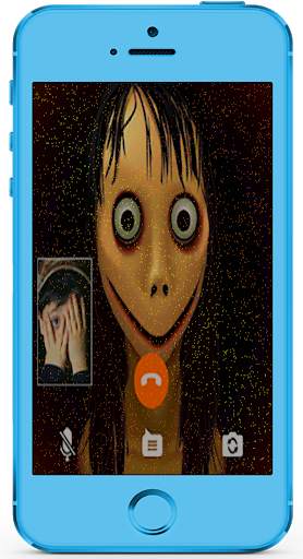 Momo horror fake call video simulator screenshot 1