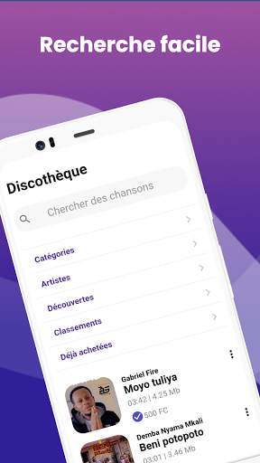 Troto - Musique avec Mobile Money RDC screenshot 3
