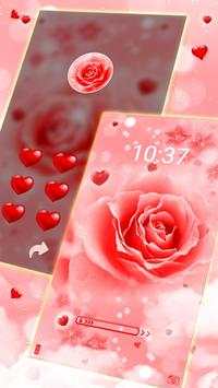 Pink Rose Flower Launcher Theme screenshot 2