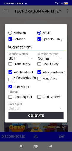 TECHORAGON VPN LITE -  Free Tweaks  Injection  VPN screenshot 6