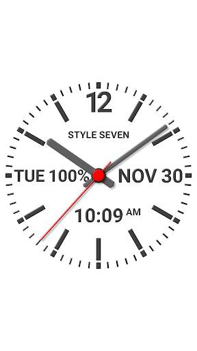Speaking Analog Clock-7 screenshot 1