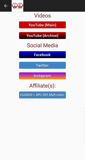 Infinite Elgintensity App screenshot 3