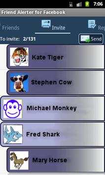 Friend Alerter for Facebook screenshot 1