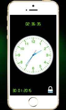 Analog Clock Screen Lock 5 تصوير الشاشة
