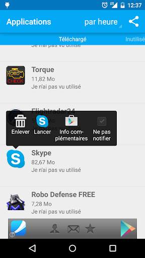 Demande Remover utilisé screenshot 1