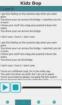 KIDZ BOP SONGS LYRICS screenshot 2