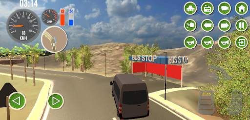Minibus Simulator - White Bus screenshot 6