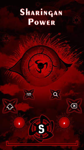 Ravishing Sharingon Keyboard Theme स्क्रीनशॉट 1