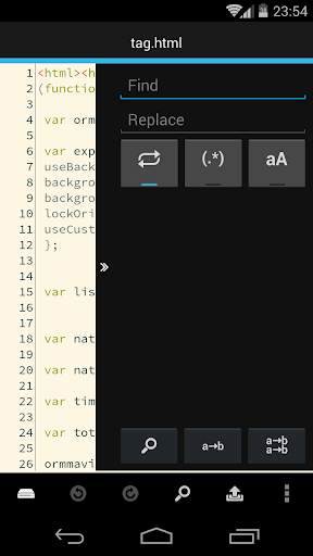 DroidEdit (free code editor) screenshot 7