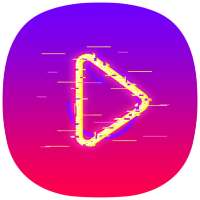 Glitch video effect & Maker logo