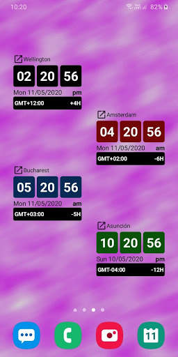 World Clock Widget   screenshot 3