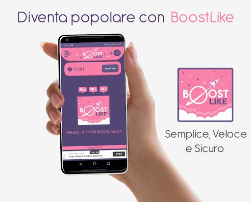 BoostLike screenshot 1
