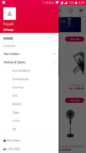 PasalX Online Shopping App screenshot 2