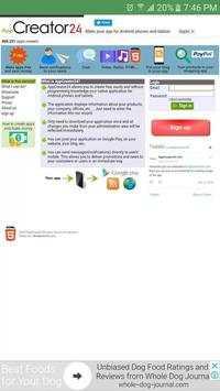 Apps Creator for Android screenshot 1