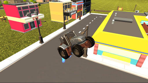 Flying Tractor Ride Simulator screenshot 2
