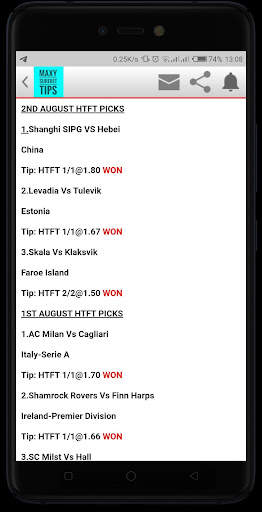Maxy Betting Tips: Soccer  Surebet Predictions. screenshot 5
