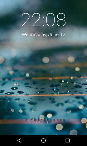 Galaxy Rainy Lock Screen, Galaxy Rainy Pattern Pin screenshot 4