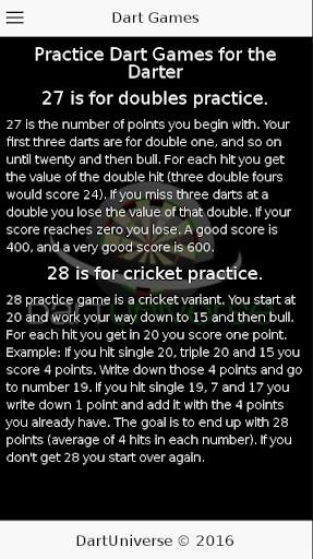Dart Games Practice screenshot 1