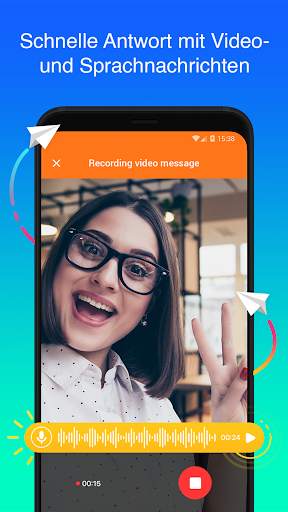 Mint Messenger - Chat And Sms screenshot 4