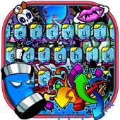 Graffiti Wall Keyboard Theme 10001012