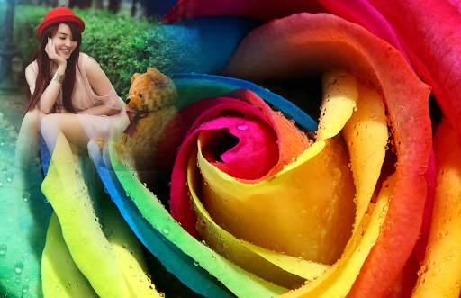 Macro Rose Photo Frame скриншот 3