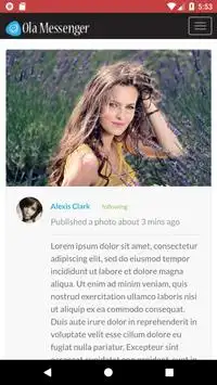 Ola Messenger App screenshot 3