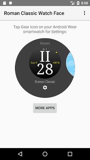 Roman Classic Watch Face screenshot 2
