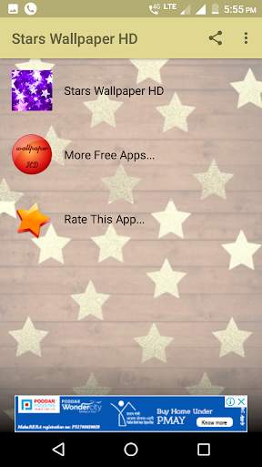Stars Wallpaper HD screenshot 1
