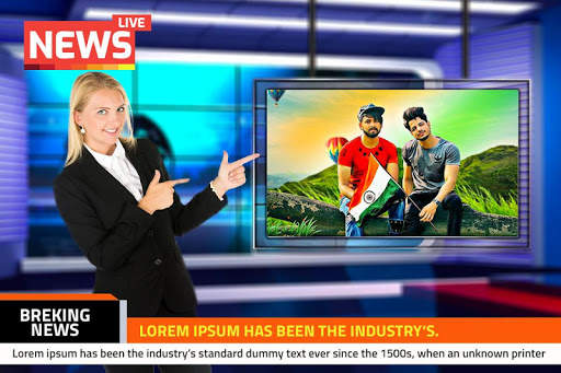 Breaking News Photo Frame screenshot 1