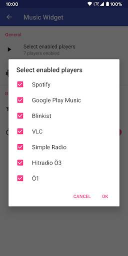 Material Music Widget screenshot 5