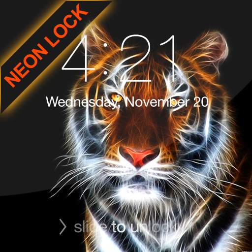 Animals Neon Lock Screen 4.0