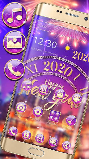 Happy Clock New Year 2020 Theme⌛ screenshot 2
