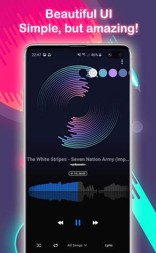 Galaxy Music Player screenshot 2