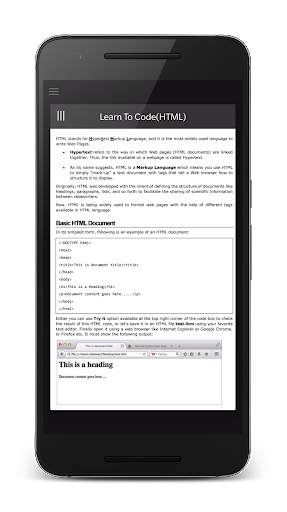 Learn To Code (HTML) 5 تصوير الشاشة