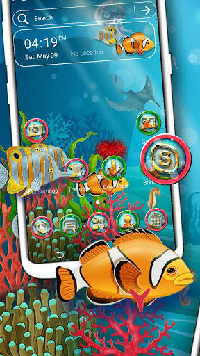 Under Water Life Launcher Theme screenshot 1