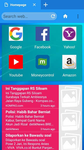 Modi Browser screenshot 1
