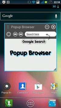 Popup Browser BETA screenshot 1