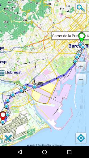 Map of Barcelona offline screenshot 7
