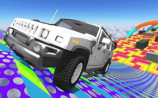 Rocket Car Racing Battle in Plane screenshot 5